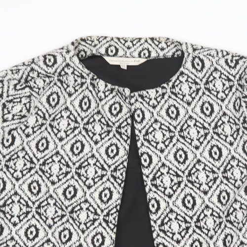 F&F Womens Black Geometric  Jacket  Size 16