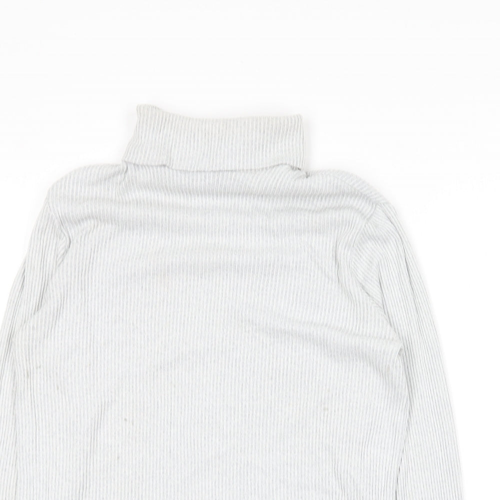 George Womens Grey Roll Neck  Viscose Pullover Jumper Size 14
