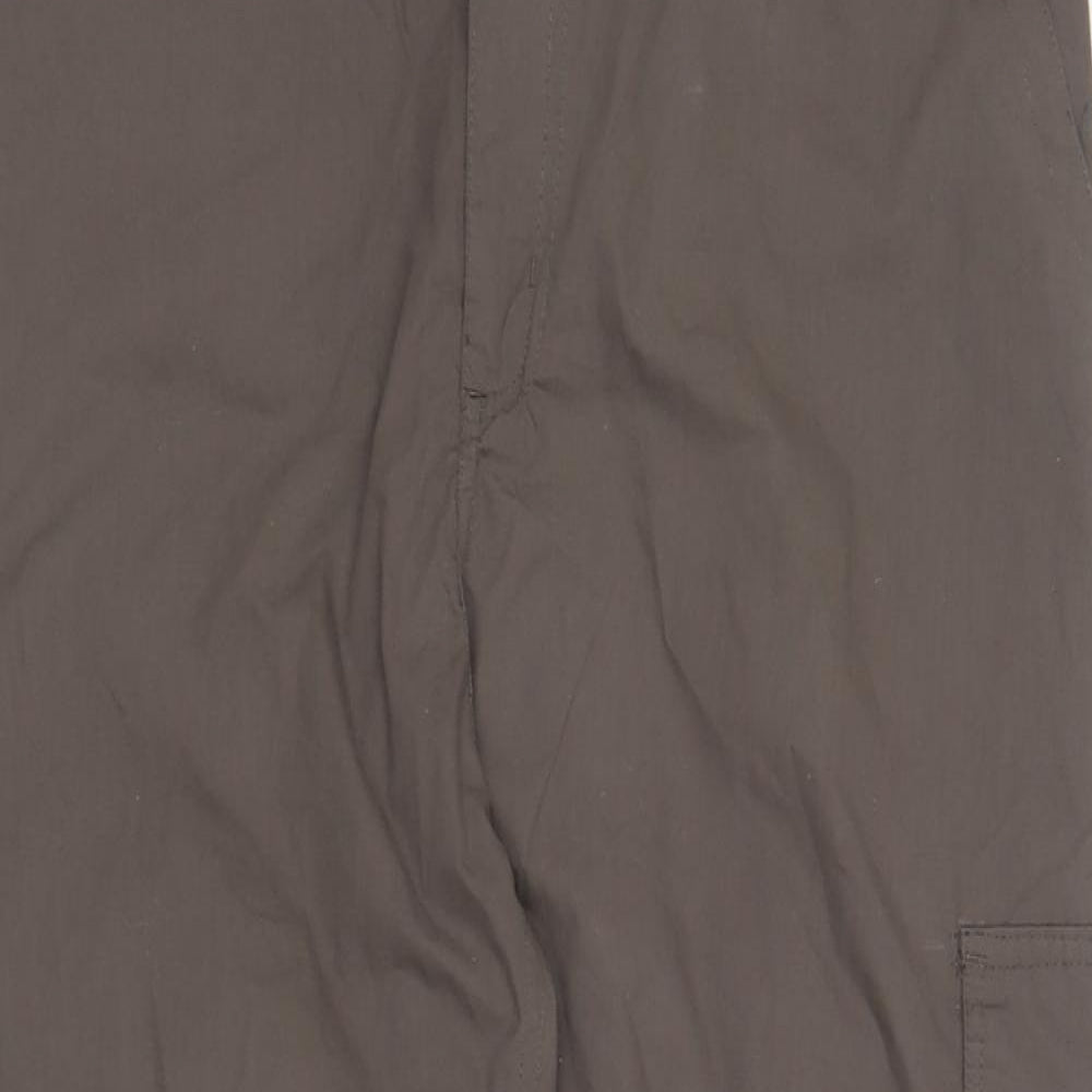 Pro Climate  Mens Brown  Polyester Cargo Trousers Size 38 in L27 in Regular