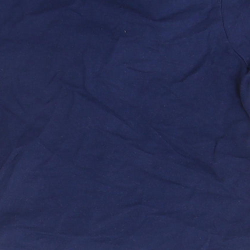 IUPILU Boys Blue  Cotton Basic T-Shirt Size 3-6 Months Collared Pullover