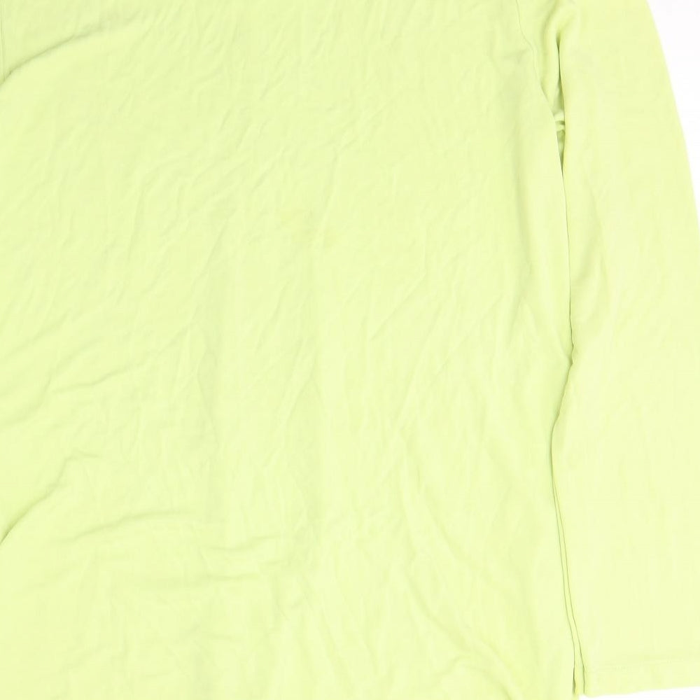 Artigiano Womens Green V-Neck  Acetate Cardigan Jumper Size S   - Made in Italy