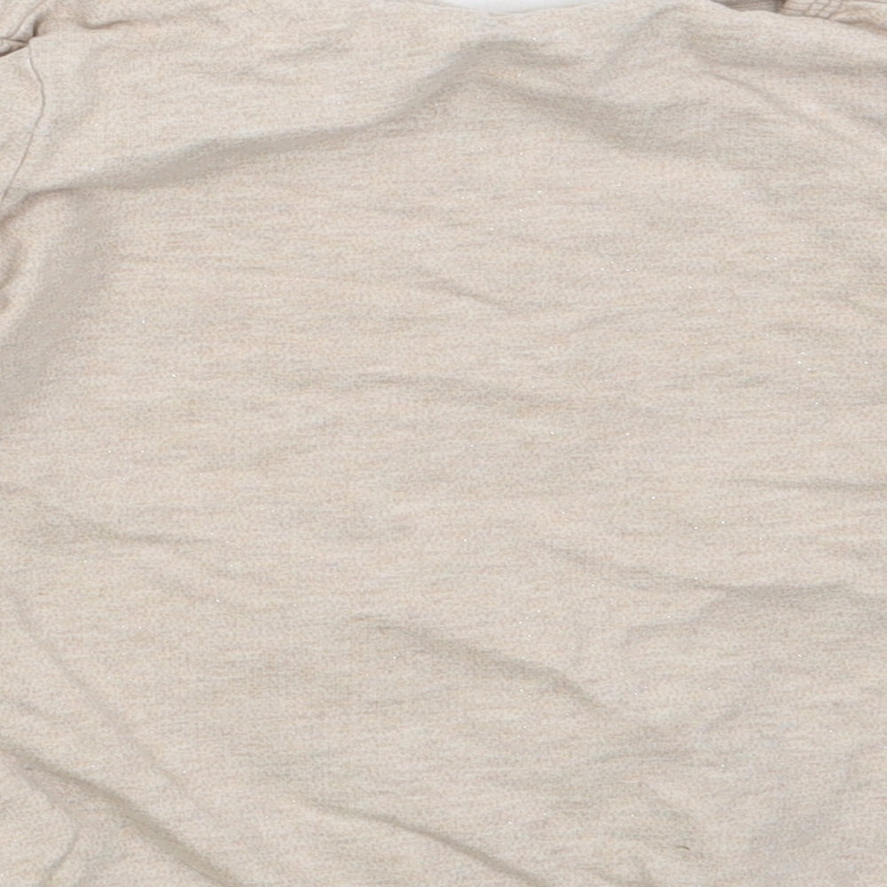 George Girls Beige  Cotton Pullover Sweatshirt Size 2-3 Years  Pullover