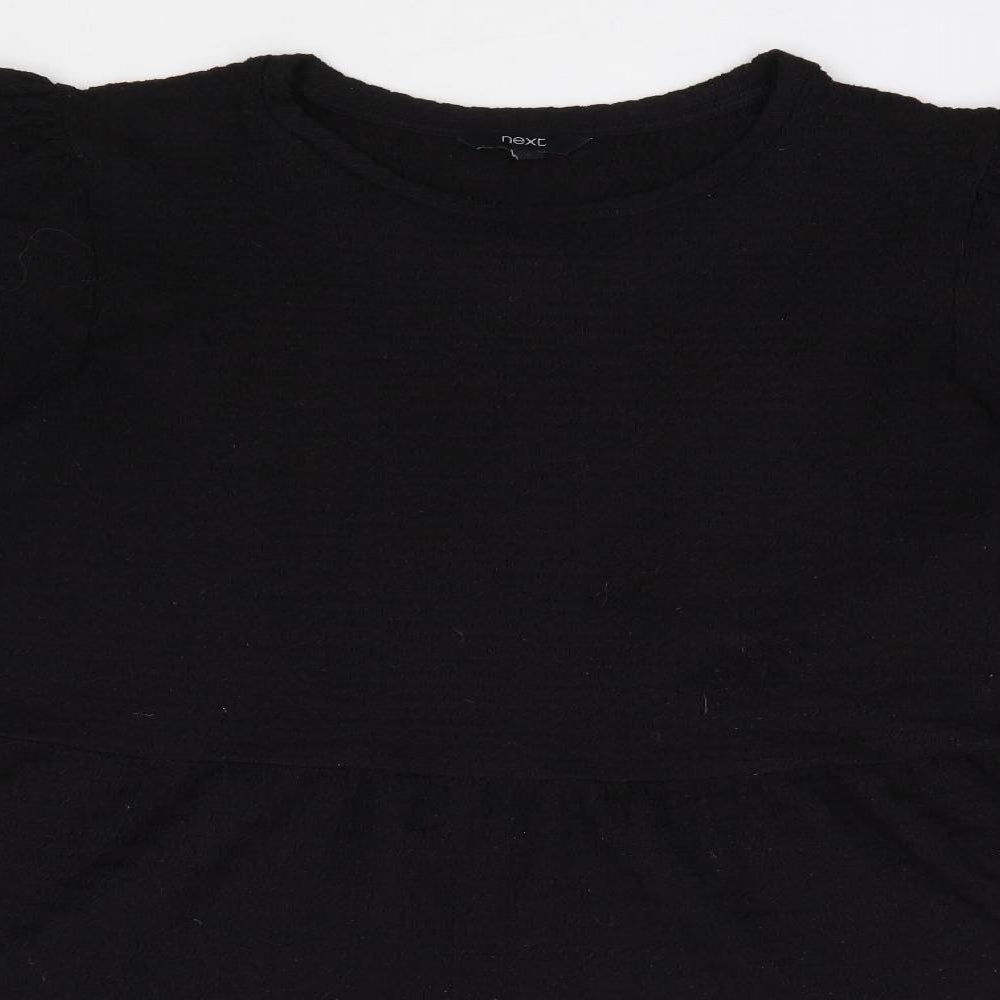 Next  Womens Black  Polyester Fit & Flare  Size 16  Round Neck Pullover