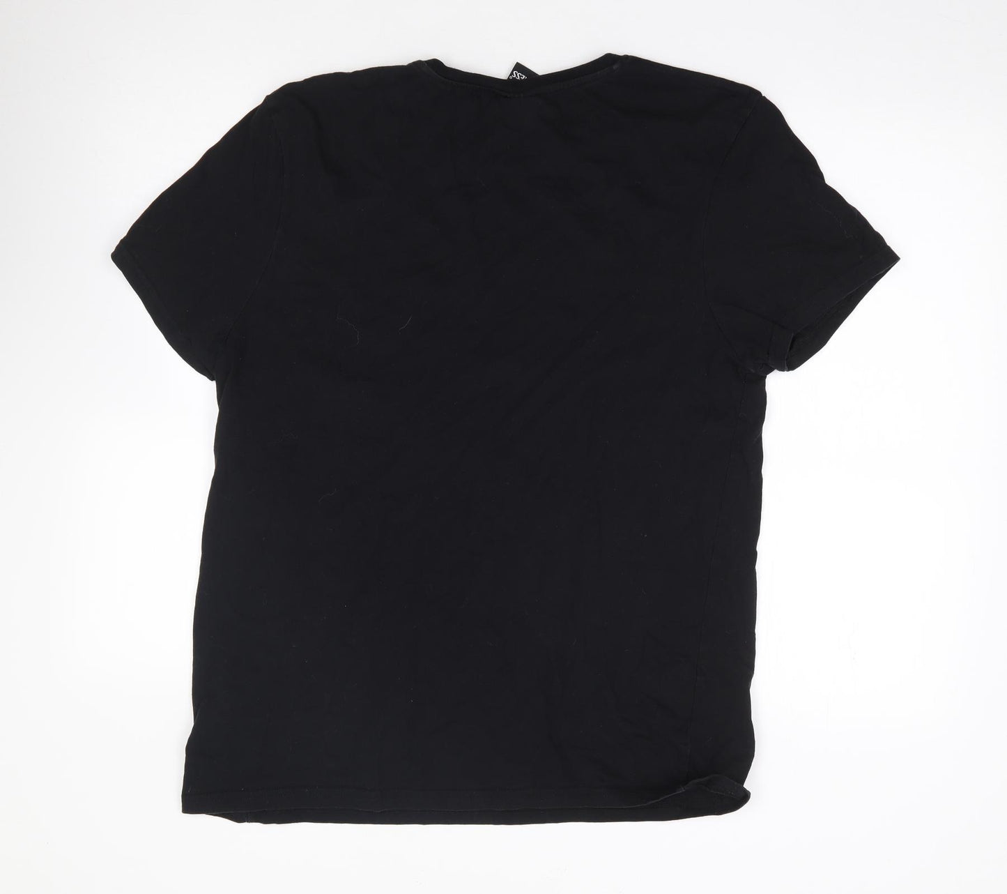 Primark Mens Black  Cotton  T-Shirt Size XL Crew Neck  - Guiness