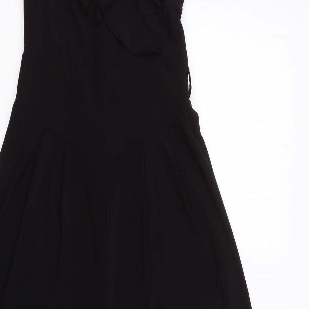 New Look   Womens Black  Polyester Jumpsuit One-Piece Size 6 L30 in Zip