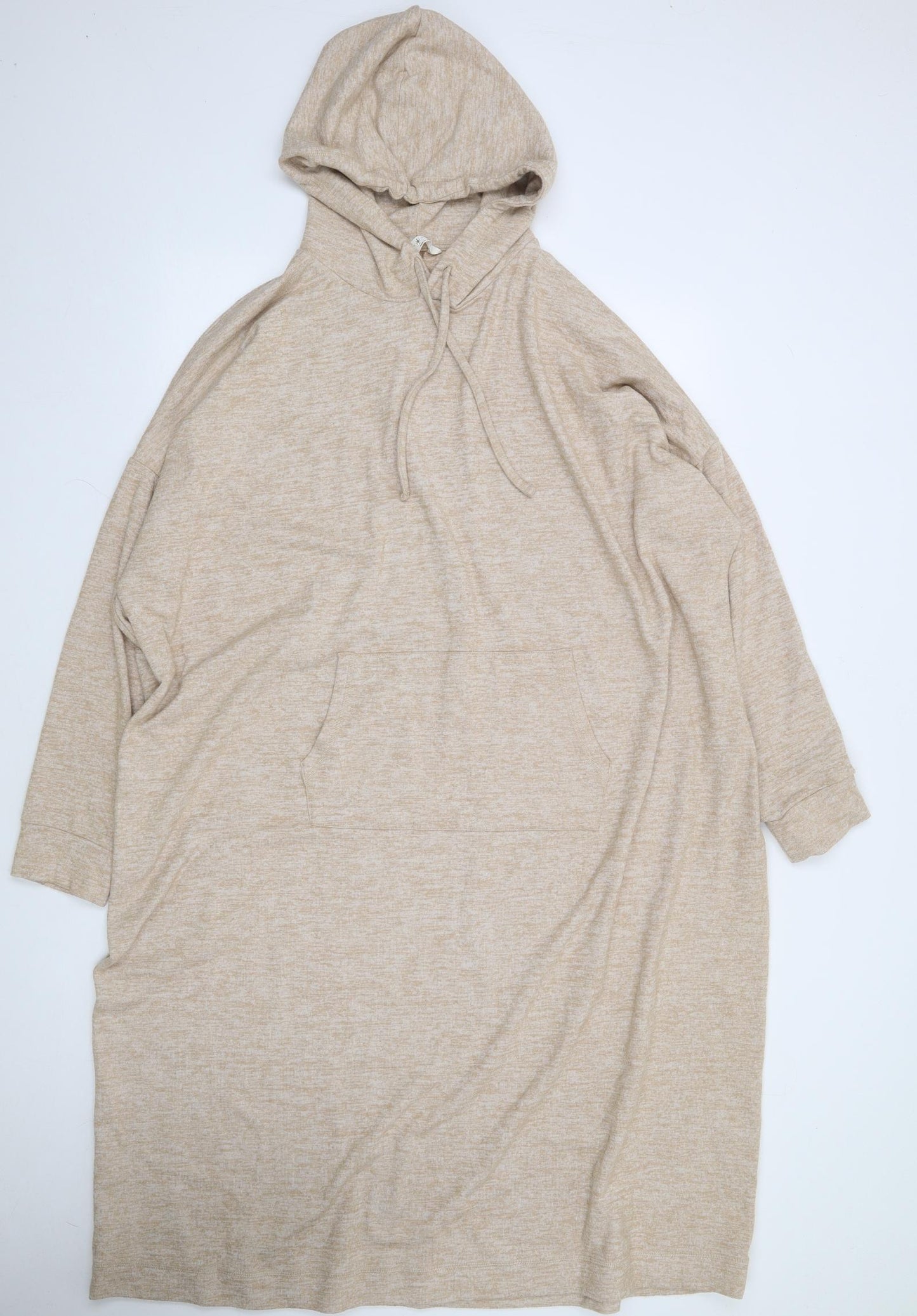Marks and Spencer Womens Beige Solid Viscose Top Robe Size 24   - Oodie