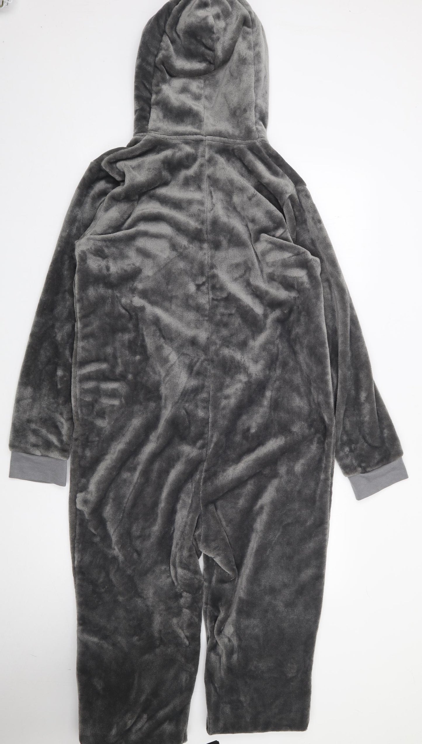 NSPCC Womens Grey Solid Polyester Top One Piece Size 16  Zip - Penguin