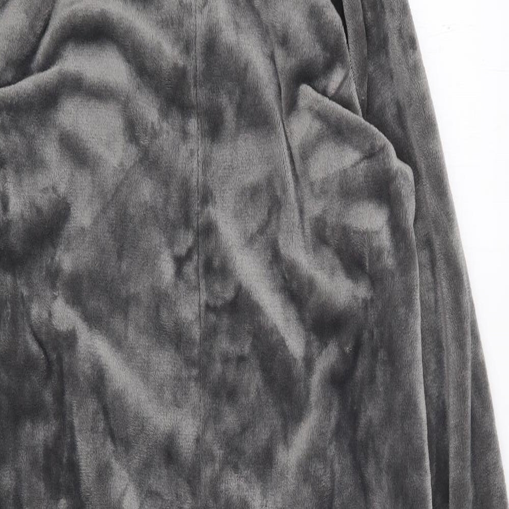 NSPCC Womens Grey Solid Polyester Top One Piece Size 16  Zip - Penguin