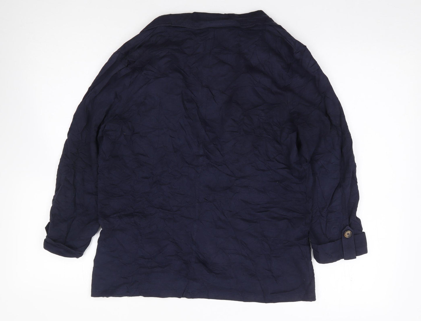 Debenhams Womens Blue   Jacket  Size 14  Button