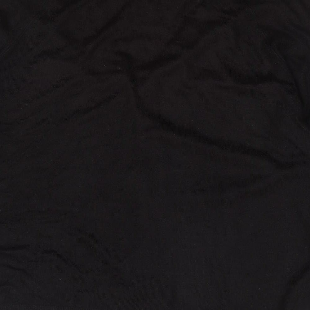 Primark Womens Black V-Neck  Acrylic Cardigan Jumper Size 16