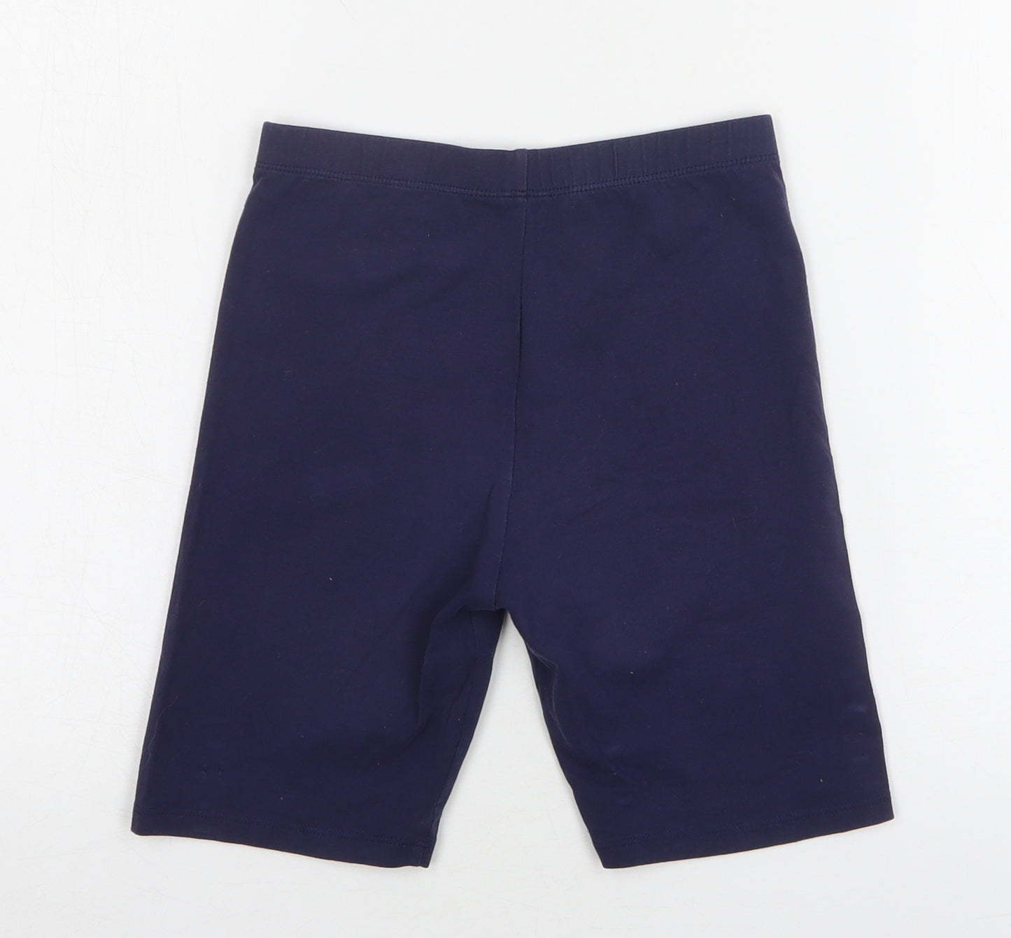 George Girls Blue  Cotton Biker Shorts Size 10-11 Years  Regular