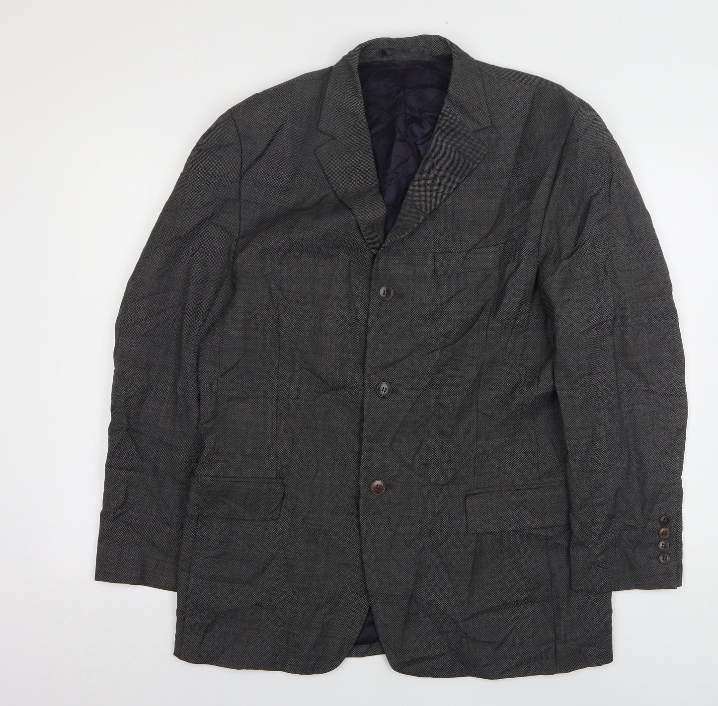 Pierre Cardin  Mens Grey  Wool Jacket Suit Jacket Size 40