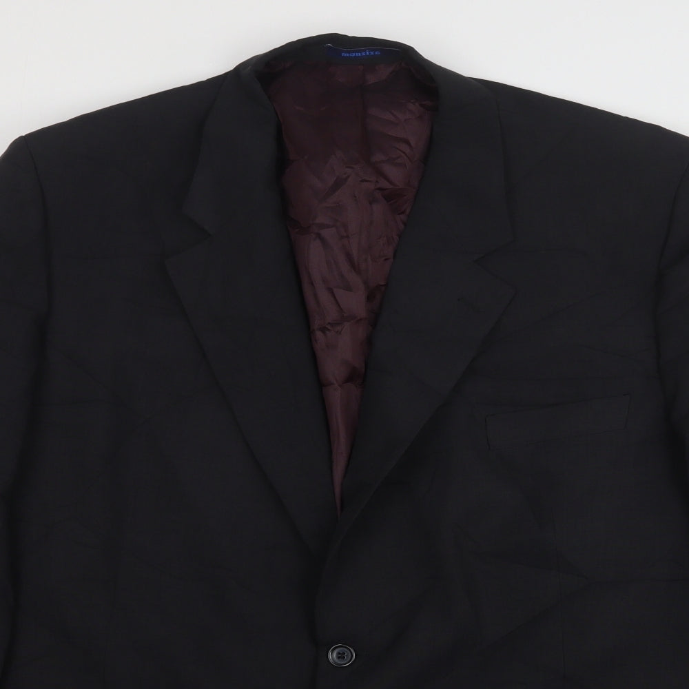 Mansize Mens Grey  Polyester Jacket Suit Jacket Size 52