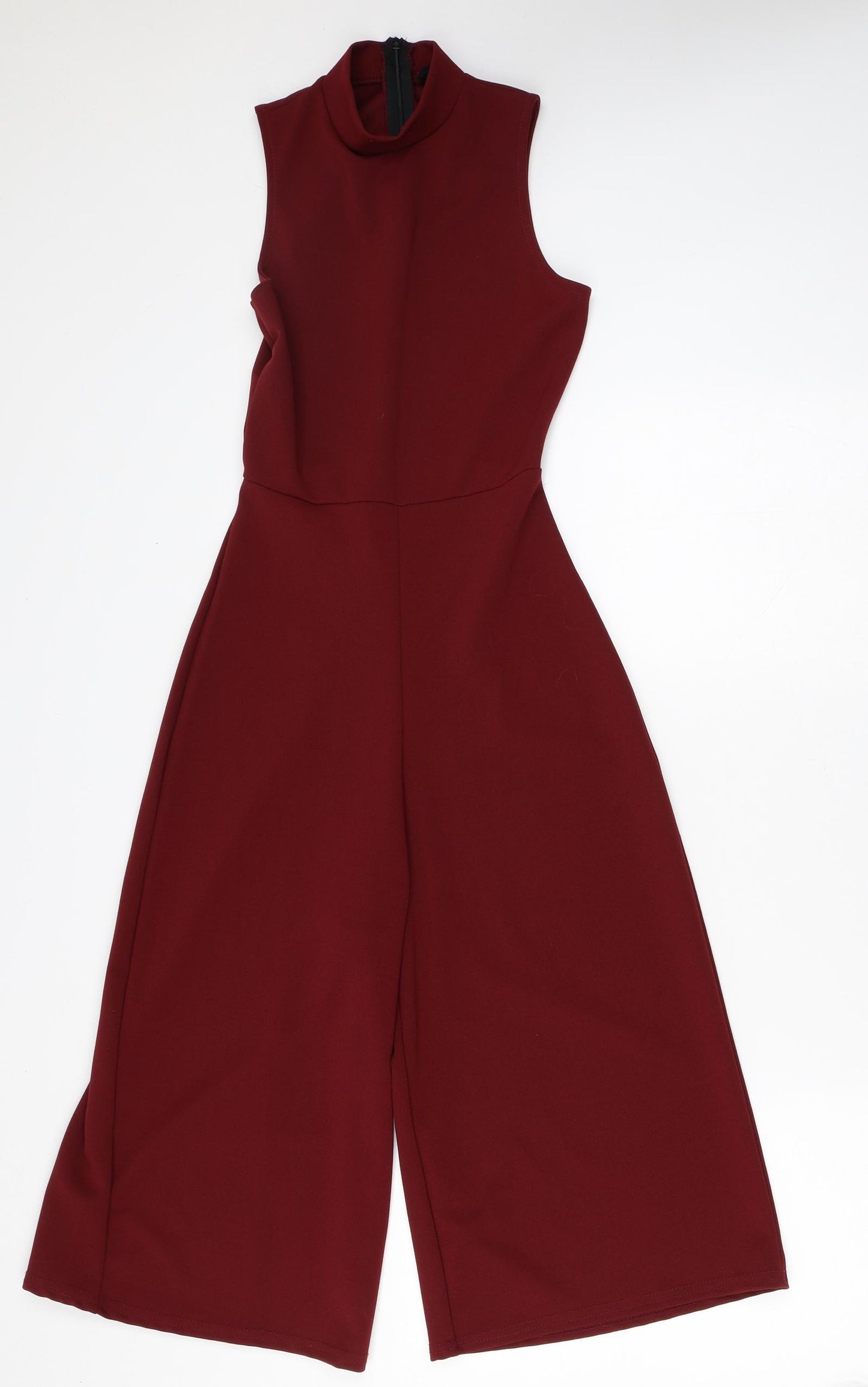 Misguided Womens Red  Polyester Jumpsuit One-Piece Size S L15 in