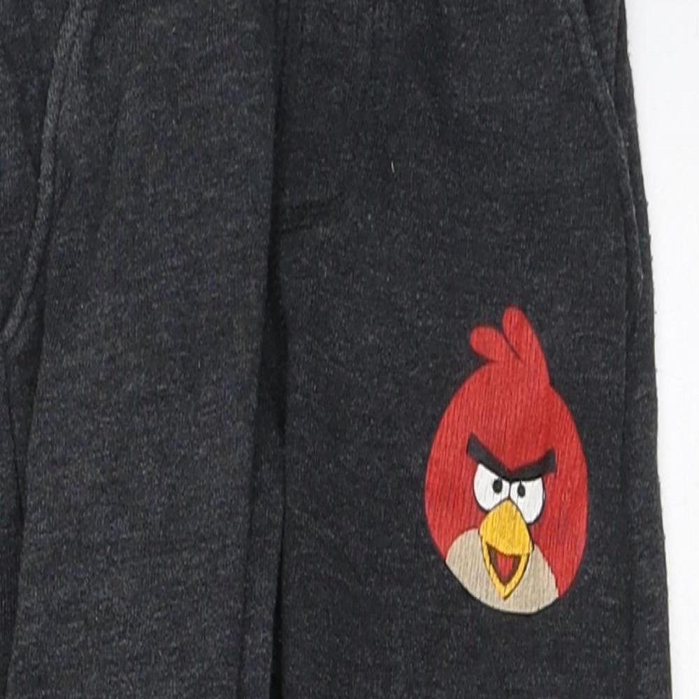 Angry Birds Boys Grey  Cotton Sweatpants Trousers Size 2-3 Years  Regular