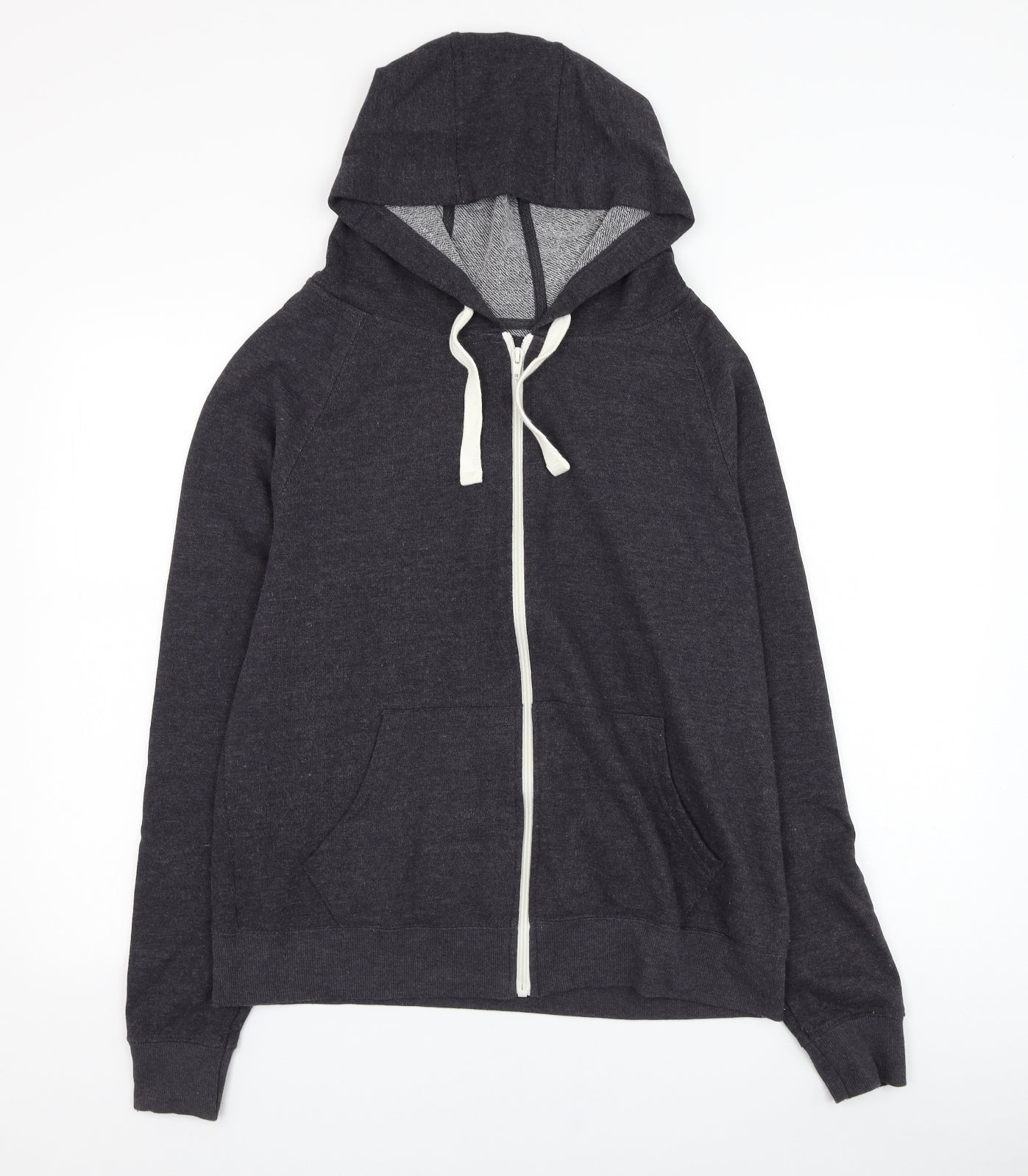 Atmosphere Womens Grey  Polyester Full Zip Hoodie Size 16  Zip