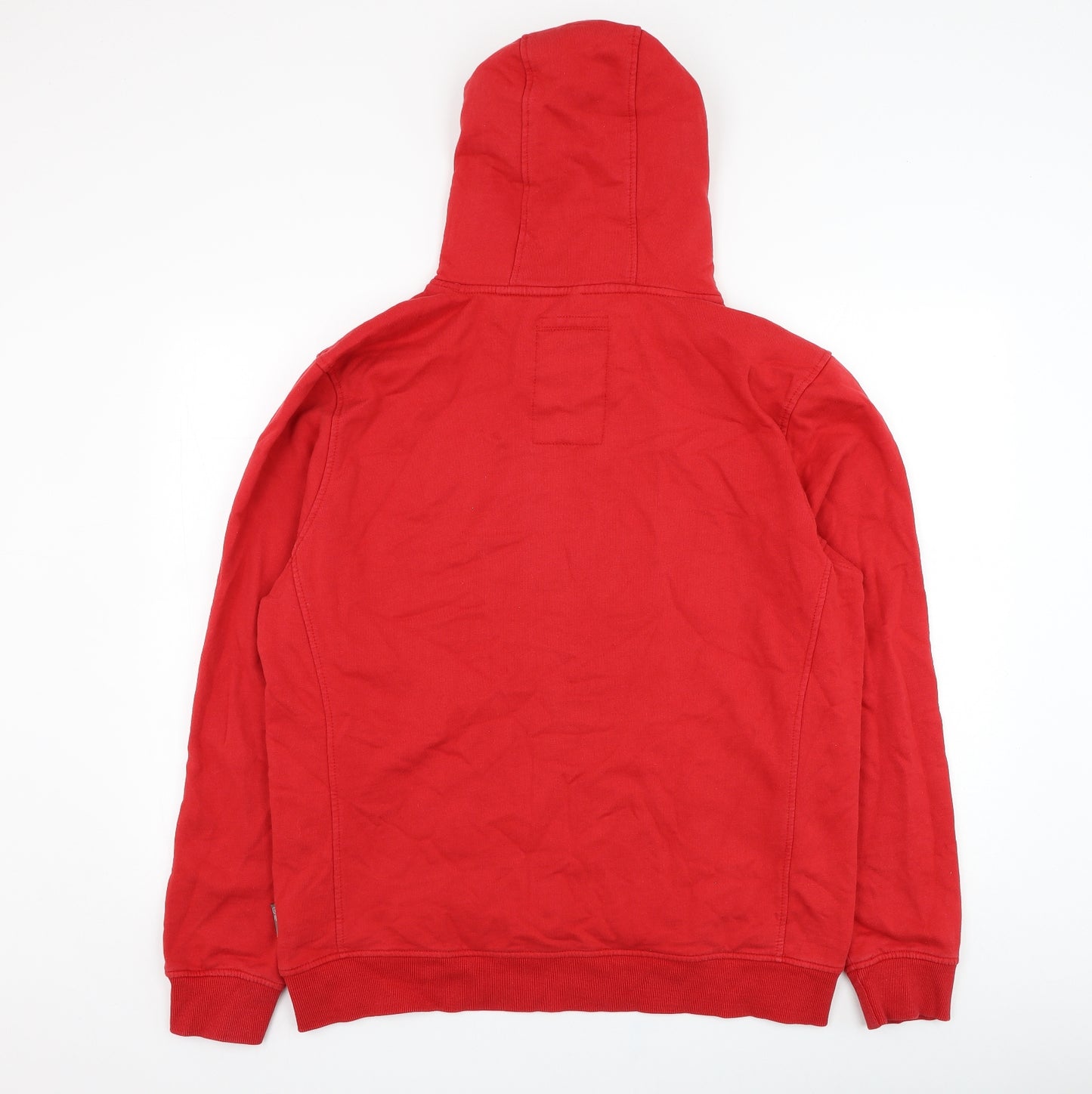 Crosshatch Mens Red  Cotton  Hoodie Size 2XL