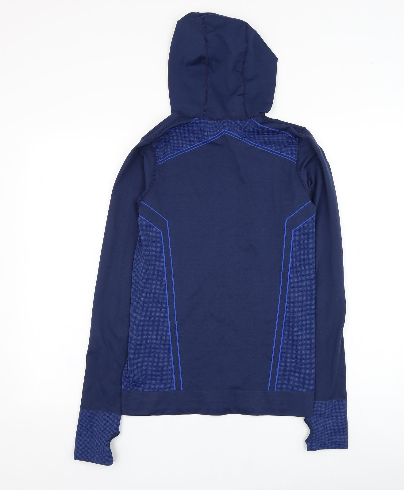Crivit Womens Blue  Polyamide Full Zip Hoodie Size 8  Zip