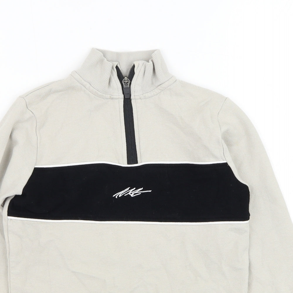 NEXT Boys Grey  Cotton Pullover Sweatshirt Size 6 Years  Pullover