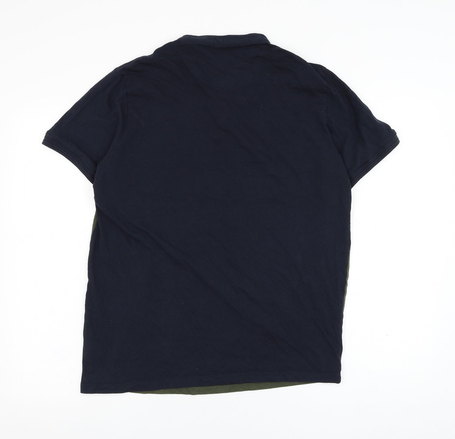 Matalan Mens Blue  Cotton  T-Shirt Size L Round Neck