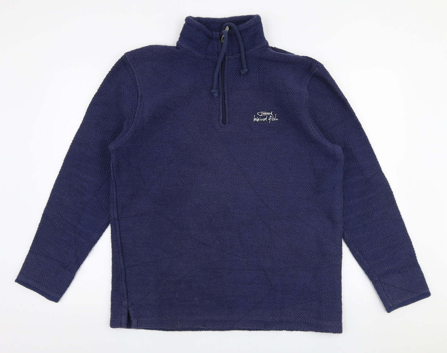 Weird Fish Mens Blue   Jacket  Size L  Zip