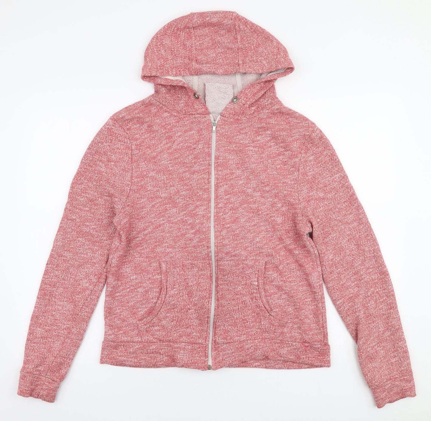 Atmosphere Womens Red  Cotton Full Zip Hoodie Size 16  Zip