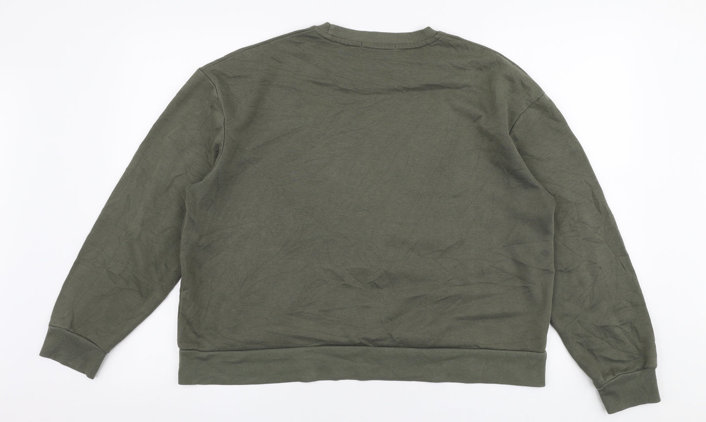 Primark Womens Green  Polyester Pullover Sweatshirt Size M  Pullover