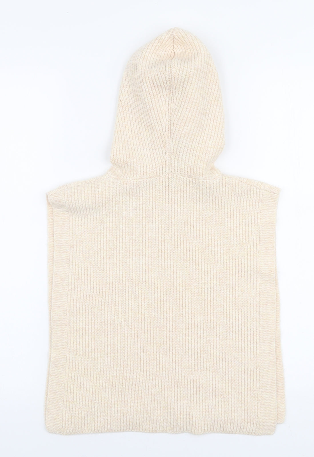 Primark Girls Beige Round Neck  Polyester Cape Jumper One Size  Pullover