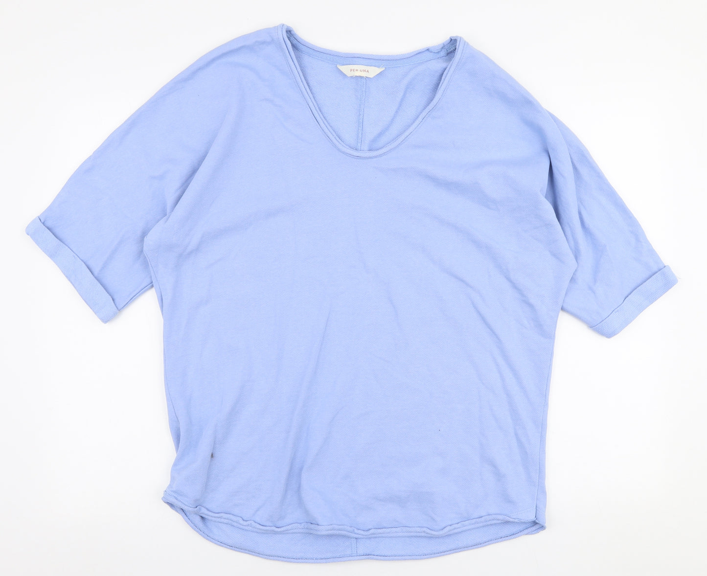 Per Una Womens Blue  Polyester Pullover Sweatshirt Size L  Pullover