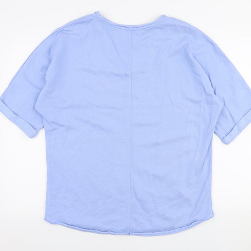 Per Una Womens Blue  Polyester Pullover Sweatshirt Size L  Pullover