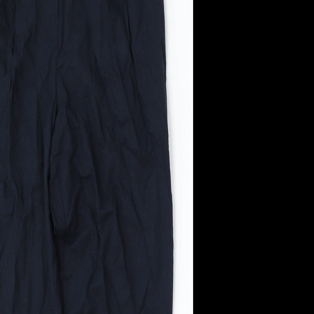 Et Vous Womens Blue  Viscose Trousers  Size 10 L27 in Regular