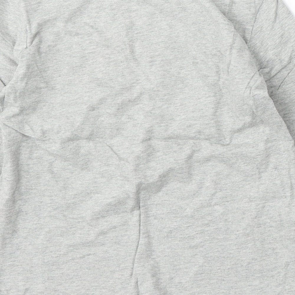 Gap Boys Grey  Cotton Basic T-Shirt Size 8-9 Years Round Neck