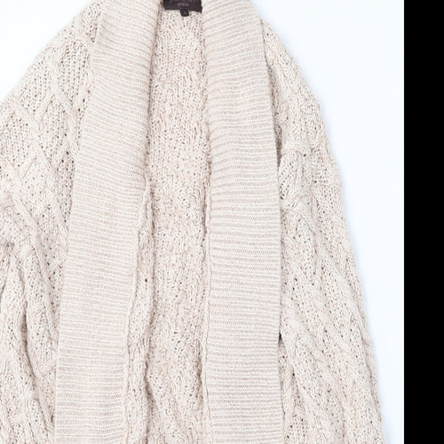 Great Plains Womens Pink V-Neck  Cotton Cardigan Jumper Size S