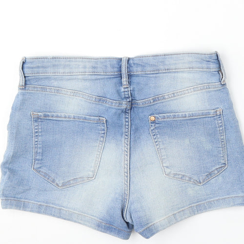 &Denim Girls Blue  Cotton Bermuda Shorts Size 14 Years  Regular