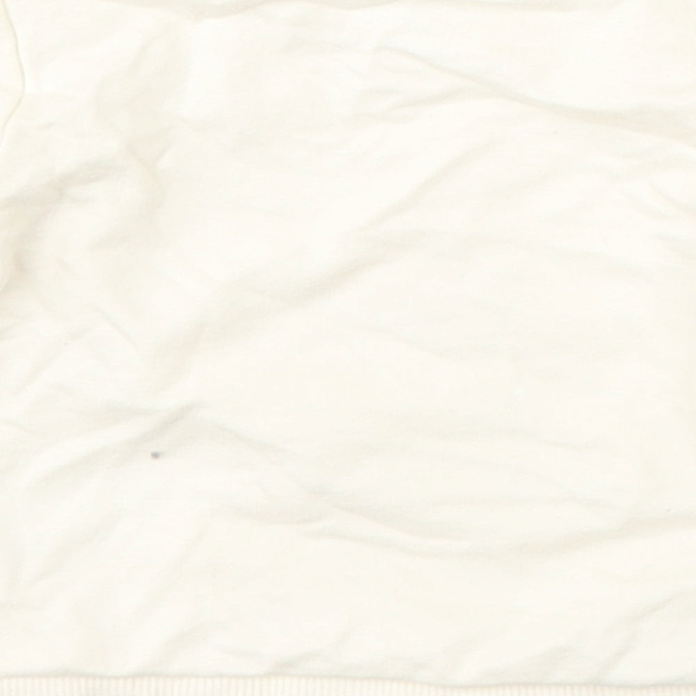 George Girls Ivory  Cotton Pullover Jumper Size 0-3 Months   - Disney