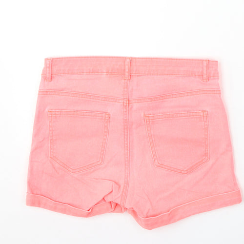 H&M Girls Pink  Cotton Bermuda Shorts Size 14 Years  Regular