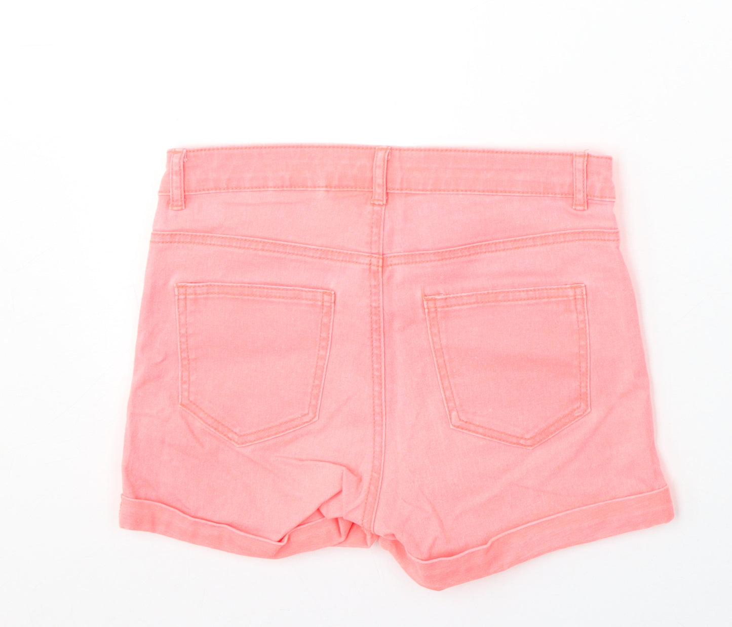 H&M Girls Pink  Cotton Bermuda Shorts Size 14 Years  Regular