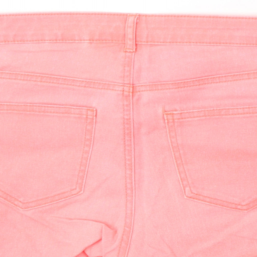 H&M Girls Pink  Cotton Bermuda Shorts Size 14 Years  Regular