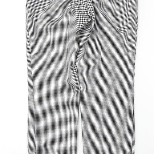 Primark Womens Multicoloured Houndstooth Polyester Trousers  Size 8 L29 in Regular