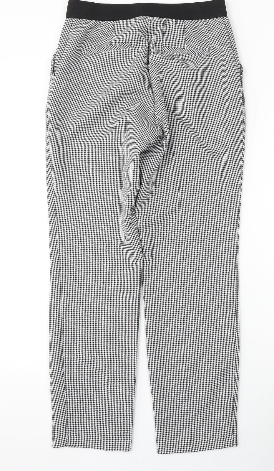 Primark Womens Multicoloured Houndstooth Polyester Trousers  Size 8 L29 in Regular