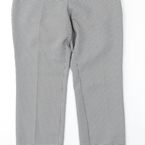 Primark Womens Multicoloured Houndstooth Polyester Trousers  Size 8 L29 in Regular