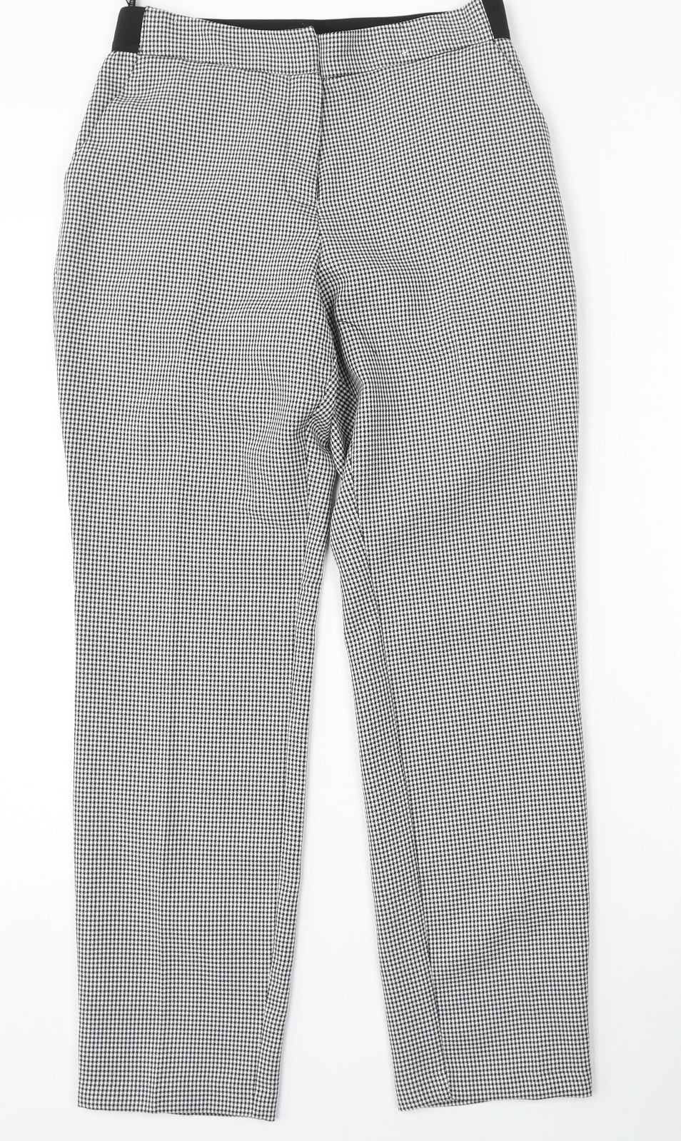 Primark Womens Multicoloured Houndstooth Polyester Trousers  Size 8 L29 in Regular