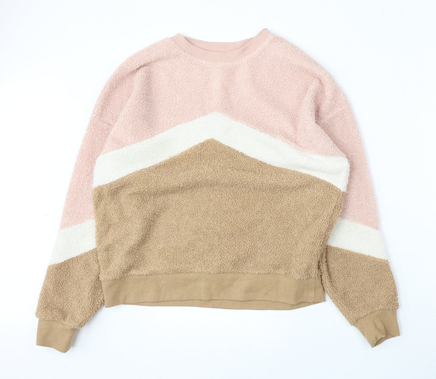 New Look Womens Multicoloured  Polyester Pullover Sweatshirt Size 8