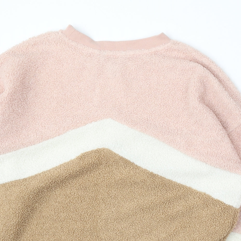 New Look Womens Multicoloured  Polyester Pullover Sweatshirt Size 8