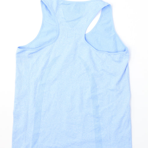 Dunnes Stores Womens Blue  Polyester Basic Tank Size XL Round Neck