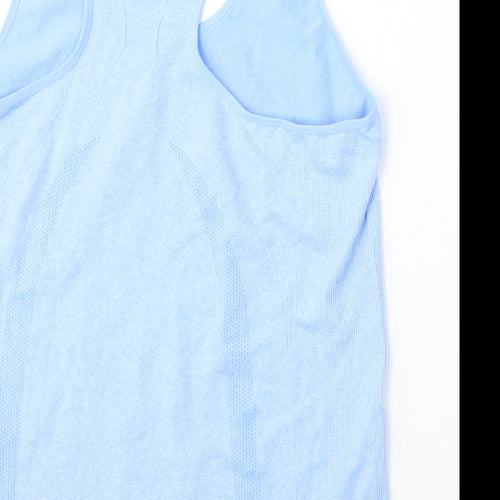 Dunnes Stores Womens Blue  Polyester Basic Tank Size XL Round Neck