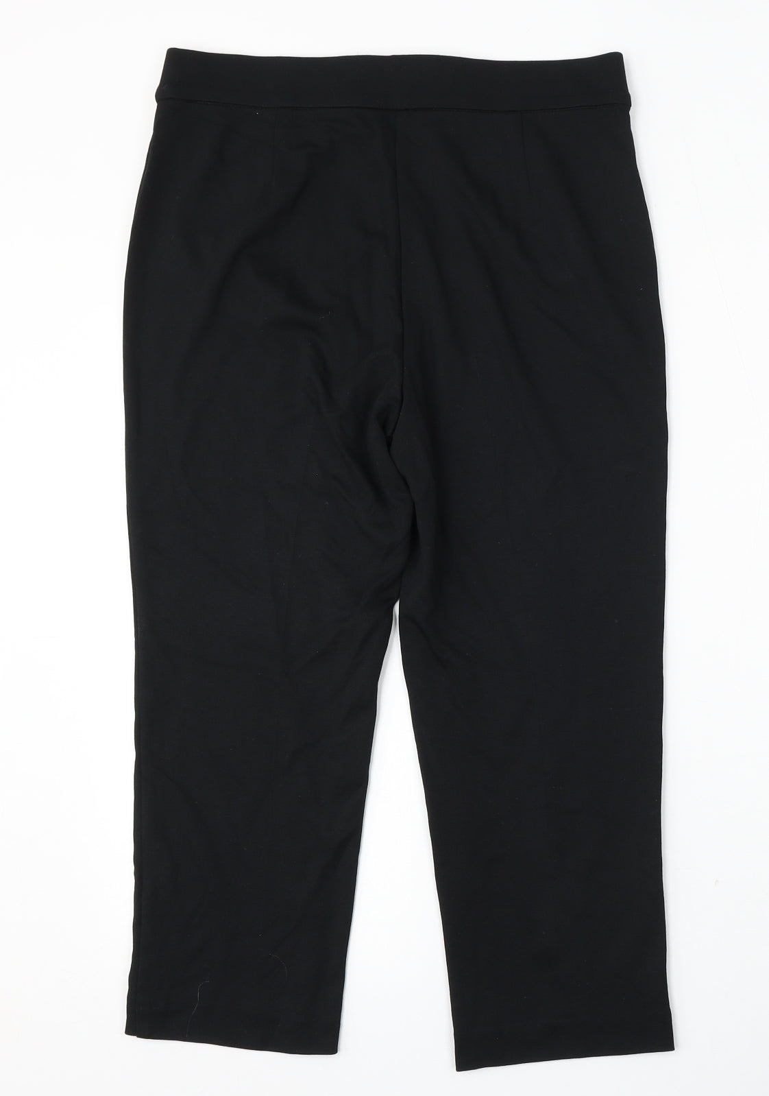 Marks and Spencer Womens Black  Viscose Jegging Trousers Size 12 L21.5 in Regular