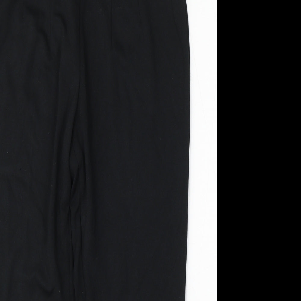 Marks and Spencer Womens Black  Viscose Jegging Trousers Size 12 L21.5 in Regular