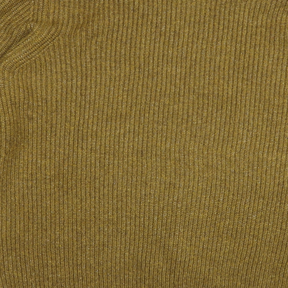 Marks and Spencer Mens Brown Crew Neck  Acrylic Pullover Jumper Size XL