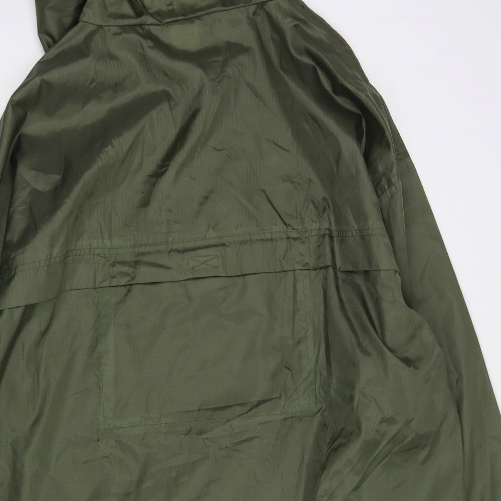 Premier Man Mens Green   Rain Coat Coat Size XL  Zip